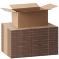 CRUGLA 40 Packs 8x6x4 Shipping Box Kraft Cardboard Corrugated Boxes Mailers Bulk for Packaging