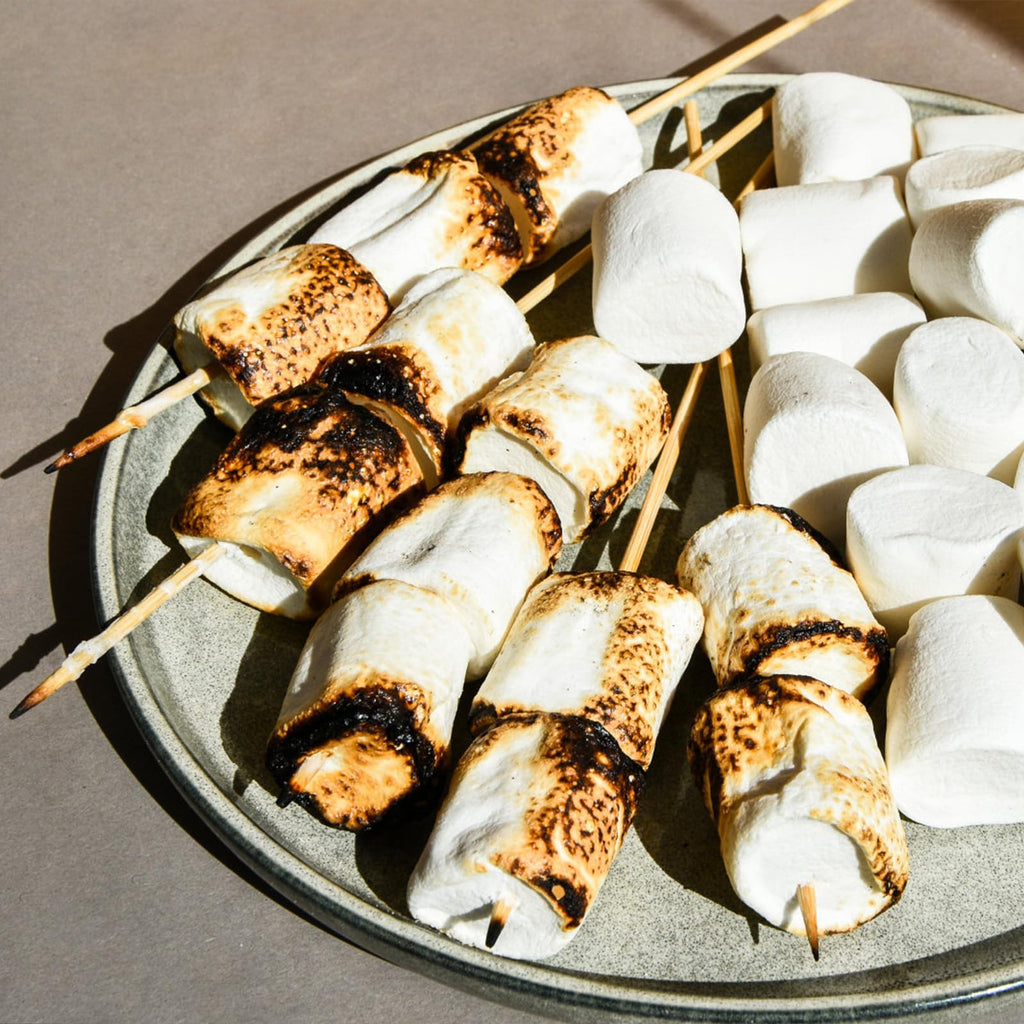 200 Pcs Bamboo Wooden Skewers - 40cm Marshmallow Roasting Sticks & Barbeque Skewers for Campfire - Authentic Bamboo Sticks & Smores Sticks for Grilling Hotdogs, Kabobs, BBQ, & More 16 Inch