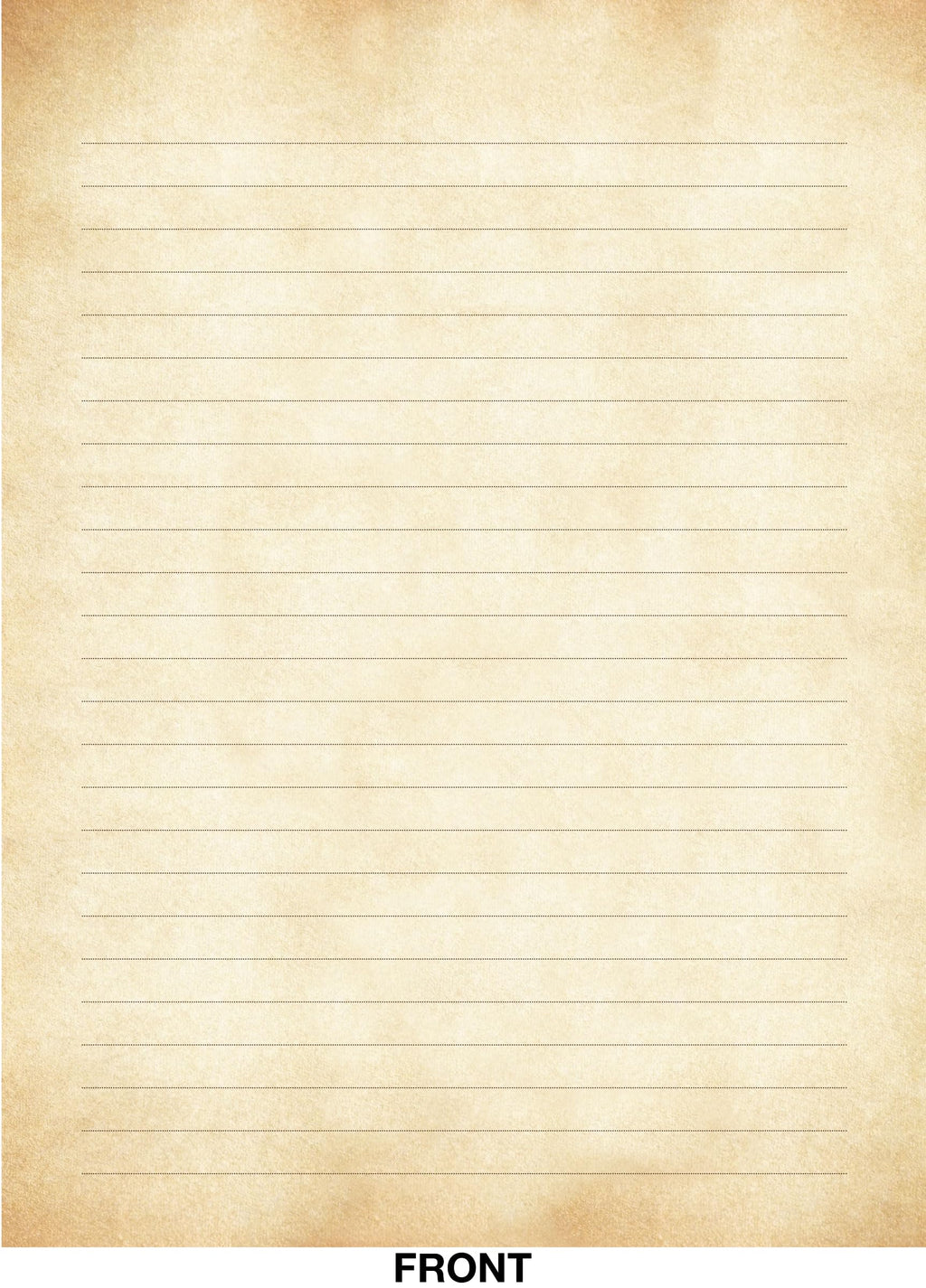 Vintage Parchment Boxed Stationery (30 sheets, 24 envelopes)