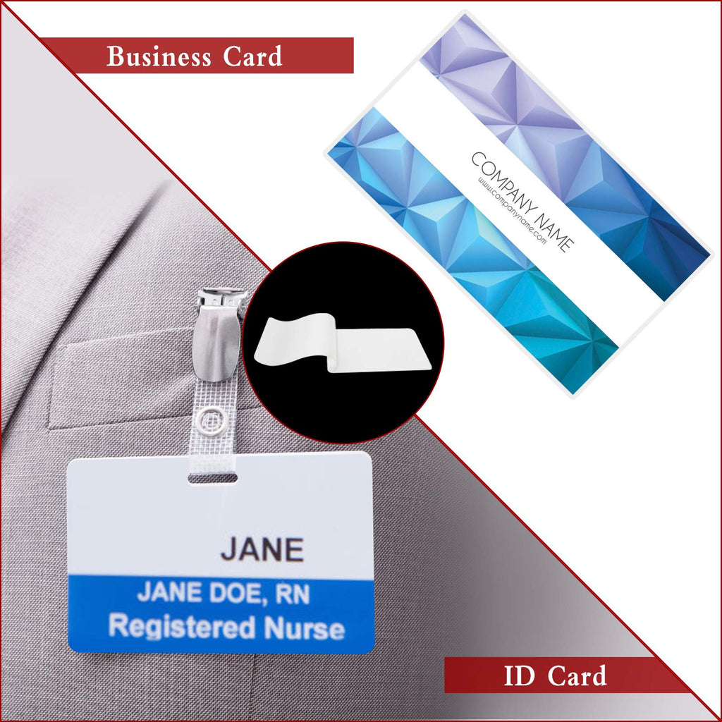 300 PCS Thermal Laminating Sheets, 2.6 x 3.7 Inch (Business Card Size) Transparent Hot Laminating Sheets Thermal Laminating Paper for Protecting Business Card ID Card