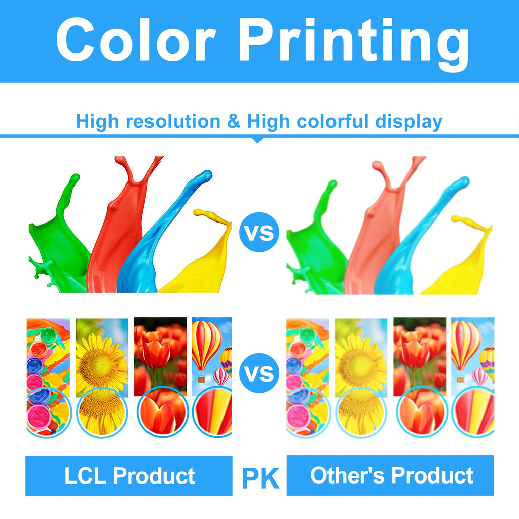 LCL Compatible Ink Cartridge for Canon PGI-1200 PGI-1200XL PGI-1200XLC PGI-1200XLM PGI-1200XLY (6-Pack 2Cyan 2Magenta 2Yellow) Pigment for Canon Maxify MB2720 MB2350 MB2320 MB2120 MB2050 MB2020