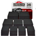 Non Slip Pads X-PROTECTOR Great Pack (36-Pack) 16 pcs 2" + 12 pcs 3" + 8 pcs 4" Furniture Pads! Best Furniture Grippers - Rubber Feet - Floor Protectors - Non Skid Pads for Keep in Place Furniture