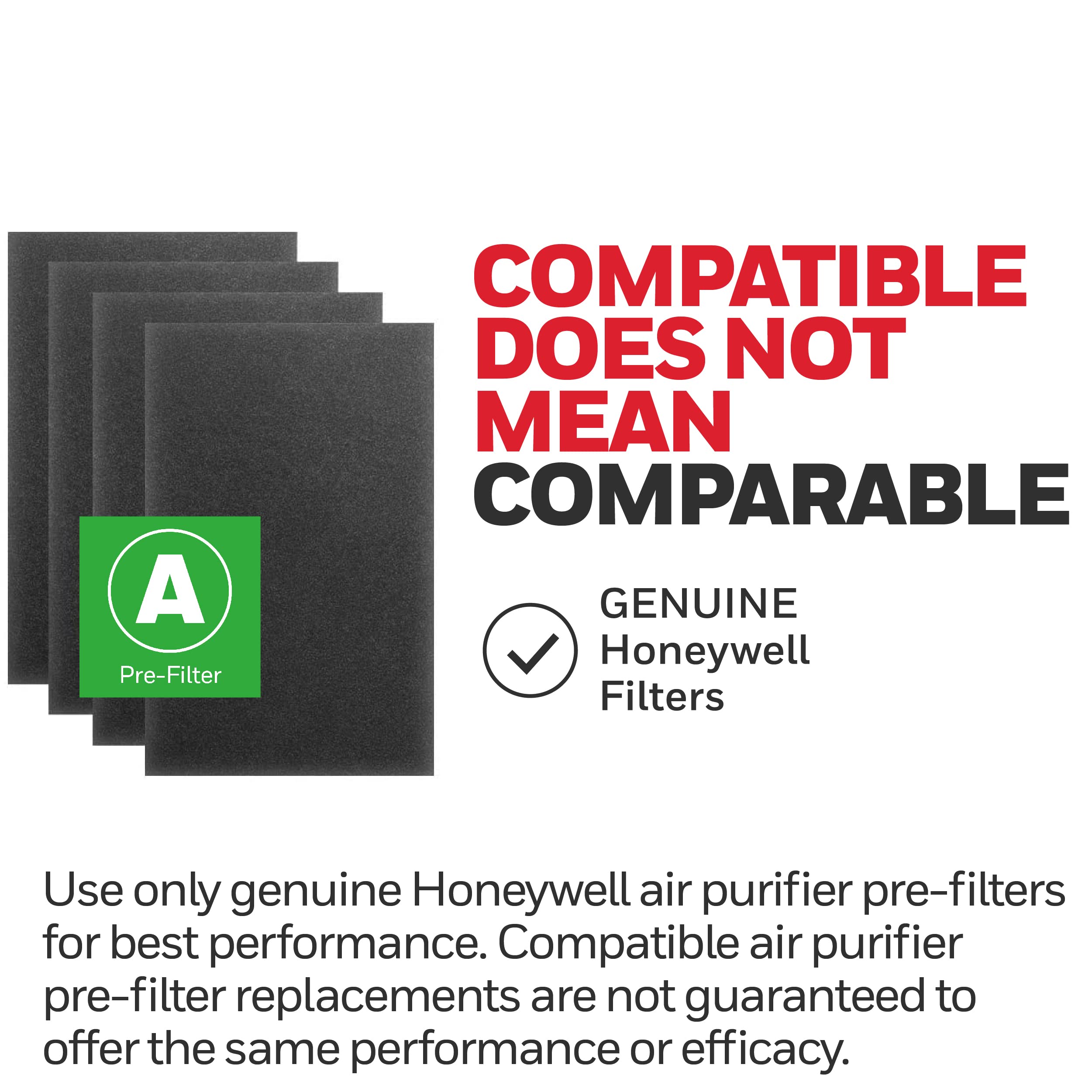 HONEYWELL HRF-A100 Pre Kit Air Purifier Filter, Black ( Packaging May vary )