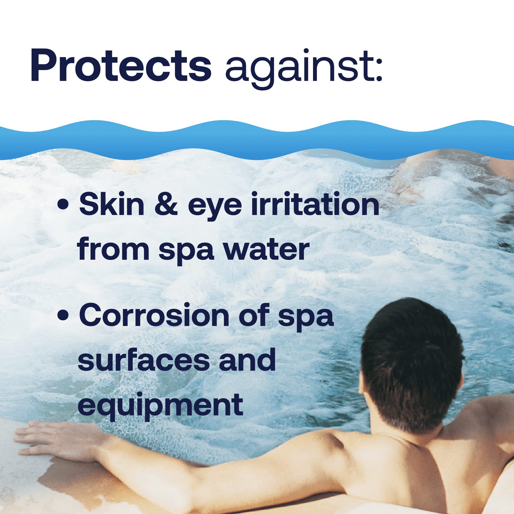 HTH Spa 86131 Alkalinity up, Spa & Hot Tub Chemical Raises Alkalinity, Stabilizes pH Fluctuation, 1.25 lbs
