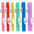 USB C Charger Cable, 6-Pack 3/3/6/6/6/10FT 3.1A Type C Charger Fast Charging Braided USB A to USB C Cable for iPhone 17/16/15 Pro Max, Samsung S23 S22 S21, Pixel 6/7/8, Huawei, PS5, Switch