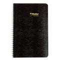 Blueline® 2026 Essential Daily Planner, Appointment Book, 12 Months, January to December, Spiral Binding, 8" x 5", Black, Bilingual (C1504.81BT-26)
