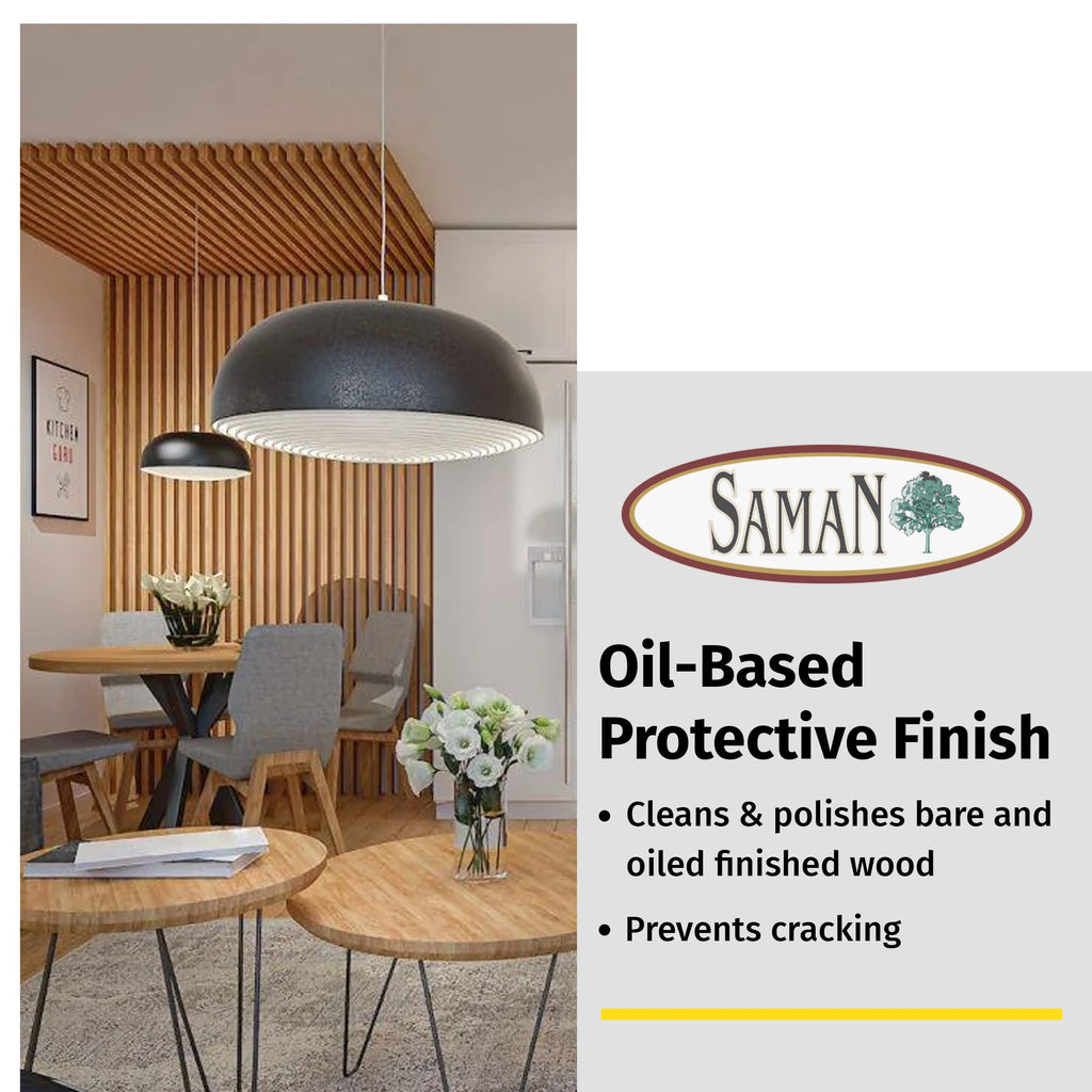 SamaN Classic Lemon Oil LOC-000-500 – Oil-Based Protective Finish – 500 ml (16 oz)