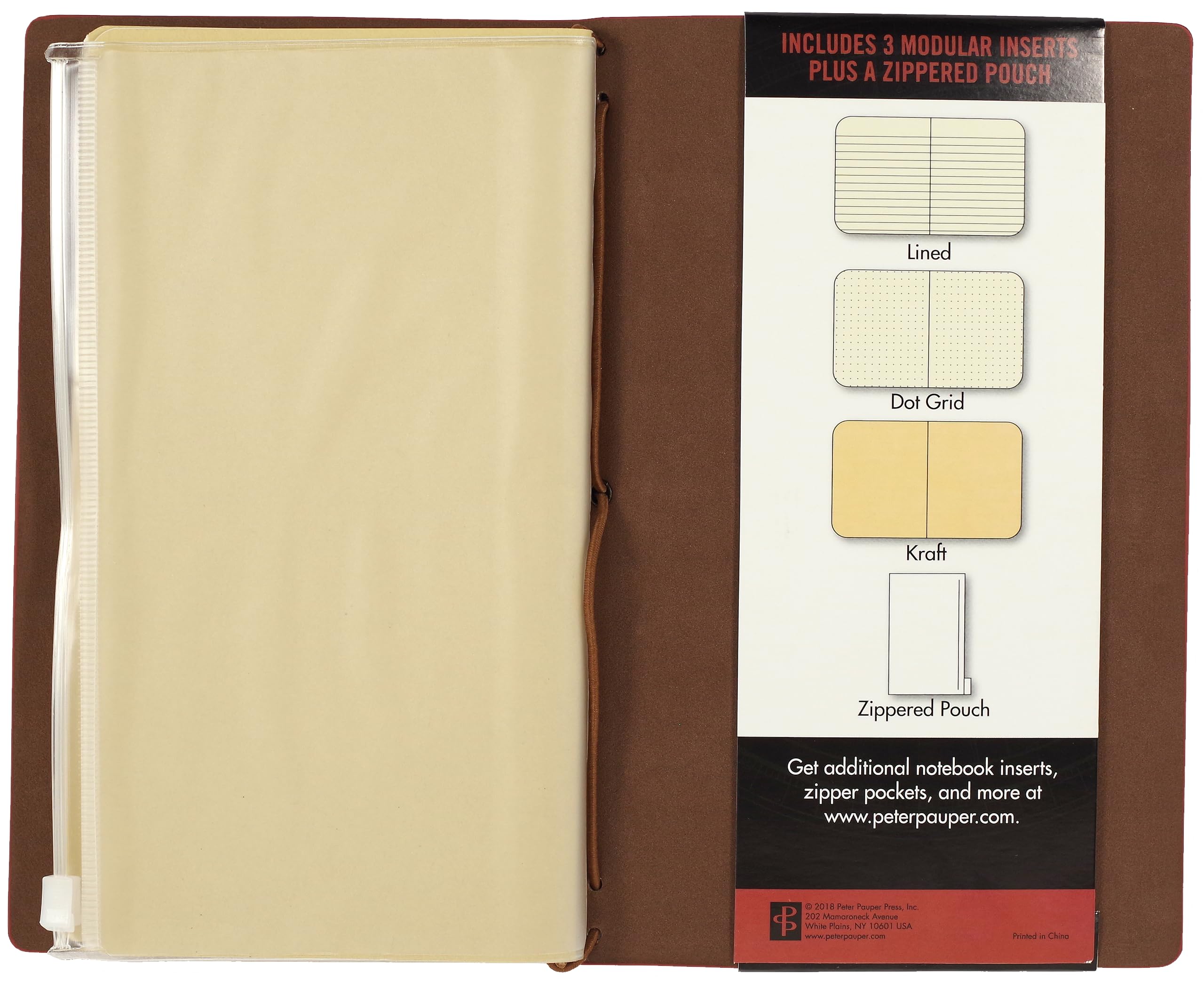 Voyager Notebook - Burgundy (Traveler's Journal, Planner, Notebook)