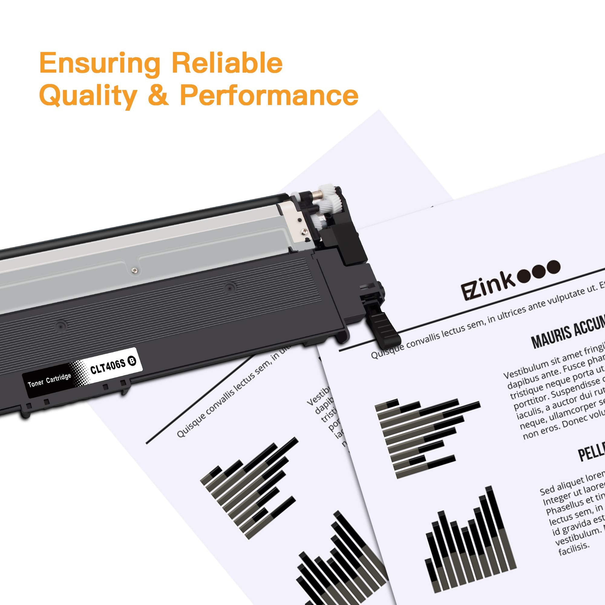 E-Z Ink (TM) Compatible Toner Cartridge Replacement for Samsung CLT-K406S Black (1 Toner)