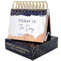 RYVE Motivational Calendar - Daily Flip Calendar with Inspirational Quotes - Desk Decor and Accessories, Inspirational Gifts and Motivational Gifts for Women, Office Decor and Desk Accessories