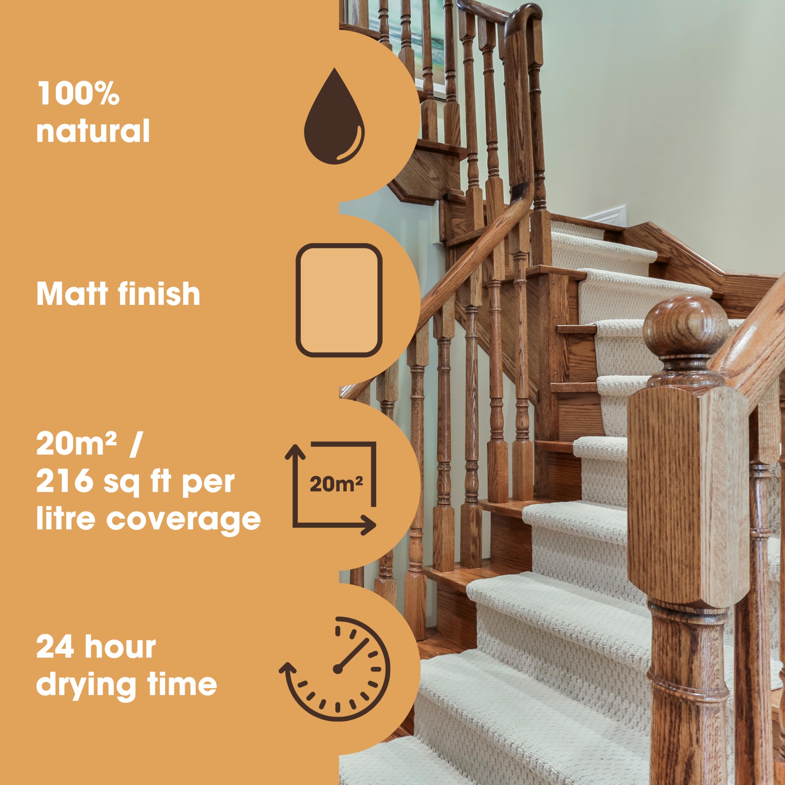Furniture Clinic Pure Tung Oil for Wood | Non-Toxic Food Grade Water Resistant Tung Oil | Finish & Seal | Natural, Stained, or Treated Wood | For Indoor/Outdoor Surfaces & Floors - 17oz
