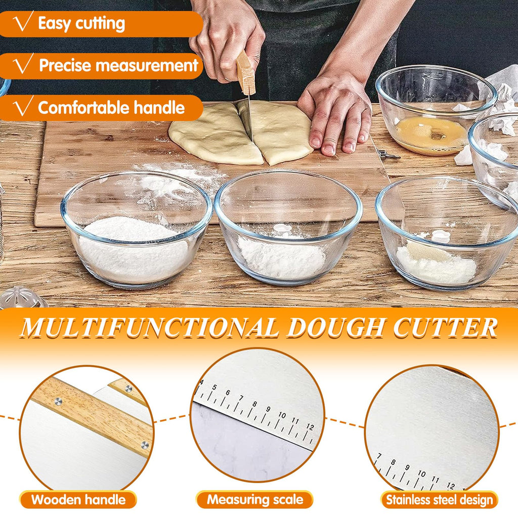 Pasta Making Tools, 9 PCS Wood Pasta Making Kit with 1 Pasta Drying Rack, 3 Rolling Pins, 1 Gnocchi Board, 1 Dough Cutter, 2 Ravioli Stamp Maker Cutter, 1 Ravioli Cutter, Ravioli Pasta Set for Kitchen