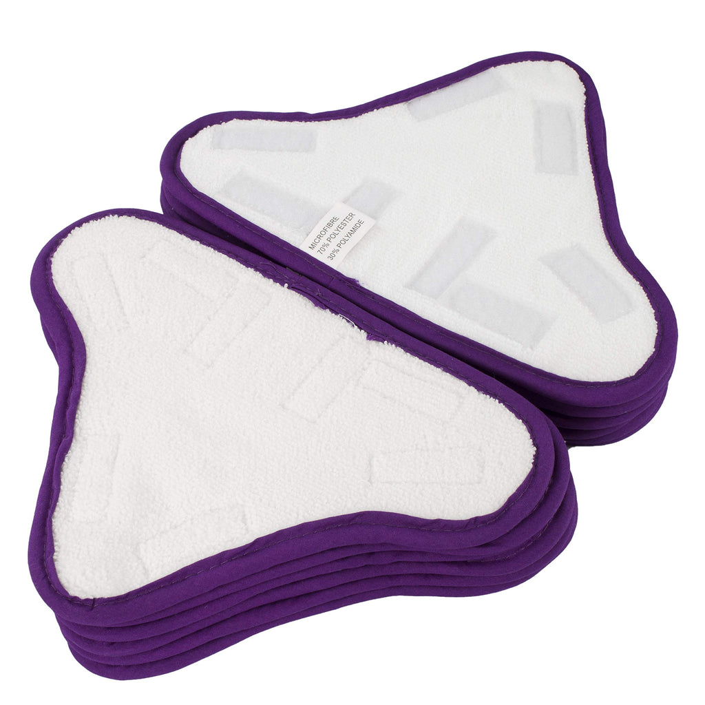 LTWHOME Washable Steam Mop Microfibre Pads Fits Steam Mop X5 Model (Pack of 6)