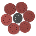 ALPXUXP 5 Inch Sanding Discs 8-Holes Hook and Loop Sandpaper for Random Orbital Sander(60/80/120/180/220/400 x10 Mixed Grits) 60Pcs-with 1Pcs Interface Pad