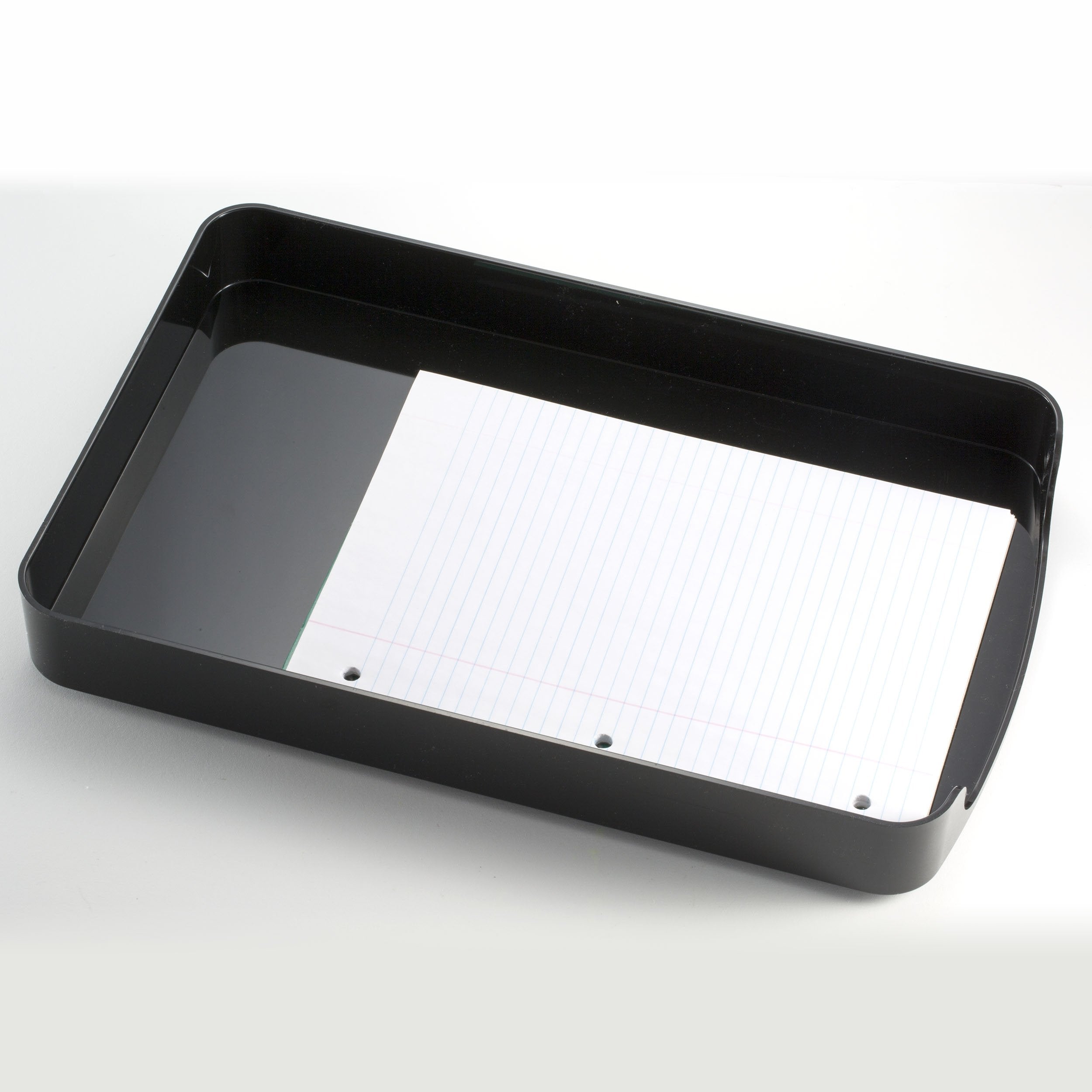 Officemate 2200 Series Legal Tray, Front Load, Black (22242)