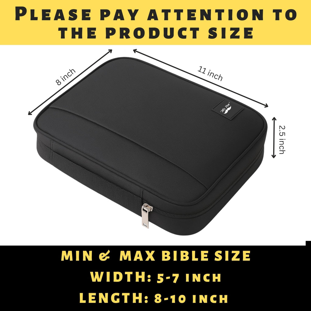 Mr. Pen- Bible Case, Bible Bag, Black, Bible Covers, Bible Holder, Bible Bags Canva, Study Bible Case, Bible Cases, Bible Covers for Bible Study, Covers for Bible, Bible Book
