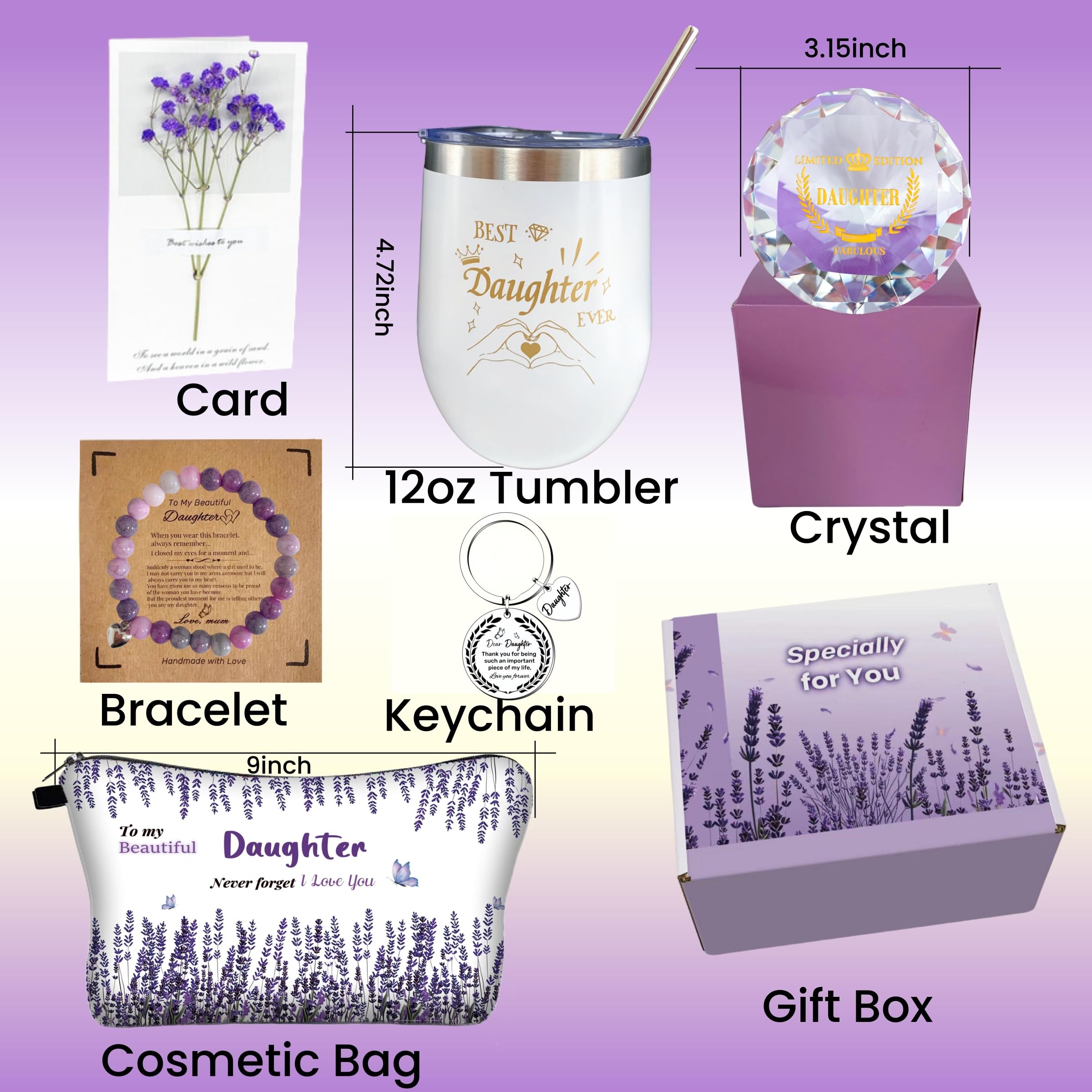 Purple Daughter Birthday & Christmas Gifts from Mum & Dad