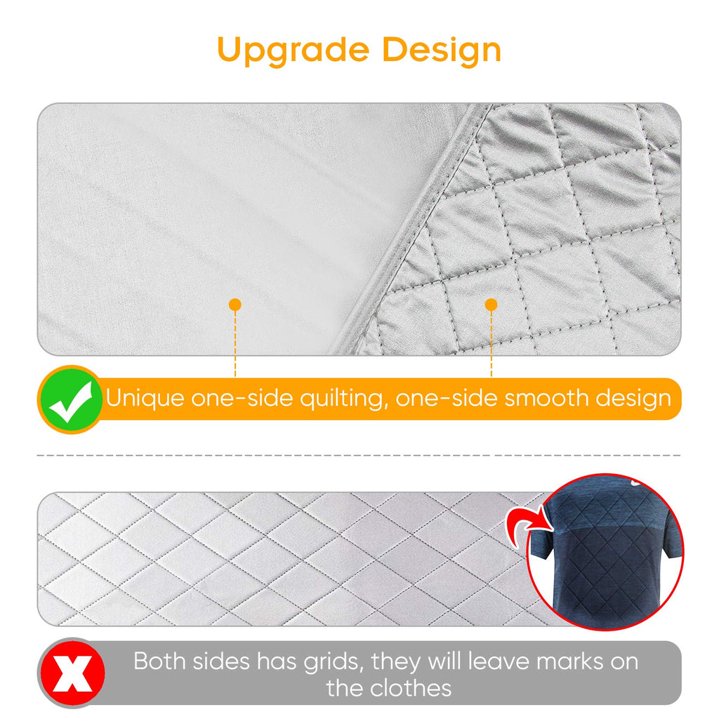 Ironing Mat Ironing Blanket,Upgraded Thick Portable Travel Ironing Pad,Isolate Heat Pad Cover for Table Top,Washer,Dryer,Countertop,Bed,Small Iron Board Mat Iron Pad for Ironing-19 x 33" (3Piece)