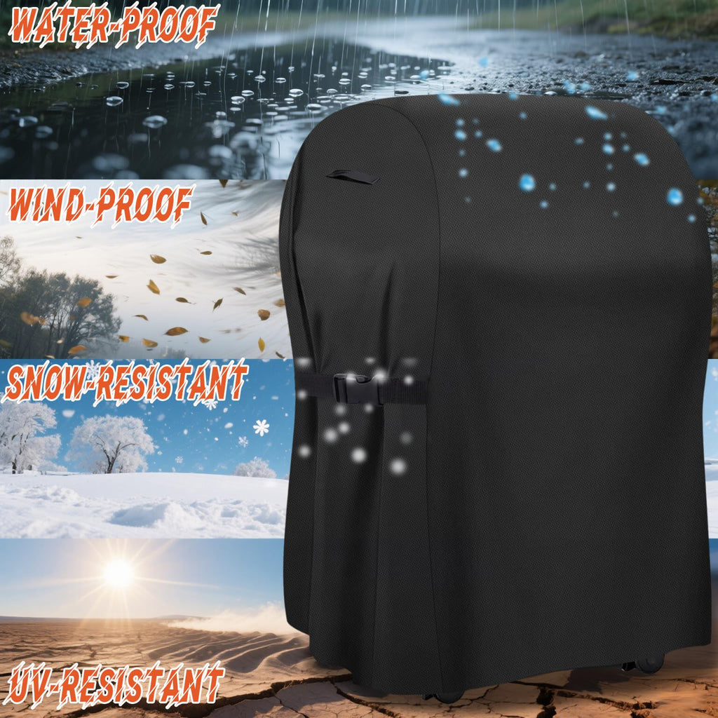 BBQ Grill Cover Heavy Duty Waterproof 30 Inch, Fadeproof & UV Resistant, Barbecue Cover for Small Weber, Char-Broil, Brinkmann, Jenn Air, Nexgrill Grills 2 Burner