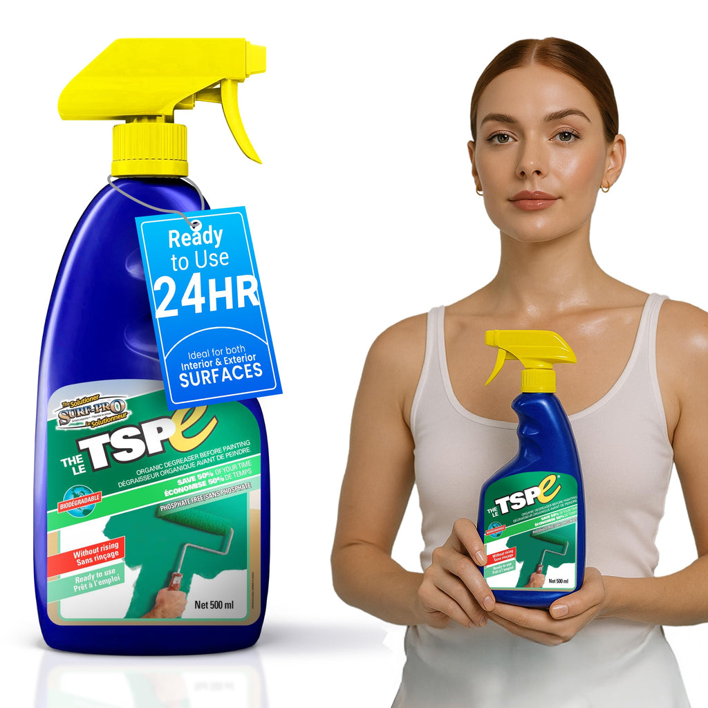 TSPE Cleaner Spray – 500ml / 16.9 oz No-Rinse Phosphate-Free Degreaser – Eco-Friendly TSP Substitute for Cabinets, Walls, Paint Prep, and Kitchen Cleaning – Biodegradable Formula