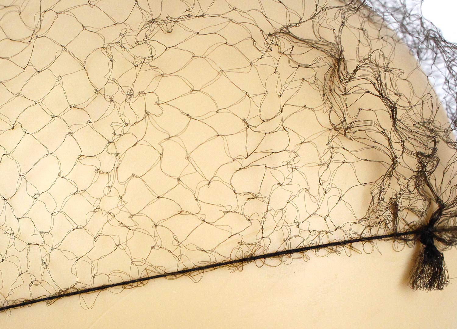 Yes!Fresh Hair Net 144Pcs, Lightweight, 22" Hair Nets Elasticity Invisible Elastic Mesh for Food Service, Ballet Bun, Sleeping, Women and Wig, Nylon Invisible Hairnet(Brown)