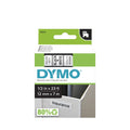 DYMO D1 Standard Labels for LabelManager Label Makers, 1/2" x 23-Foot, Black Print on White Tape, Self-Adhesive, 1 Cartridge