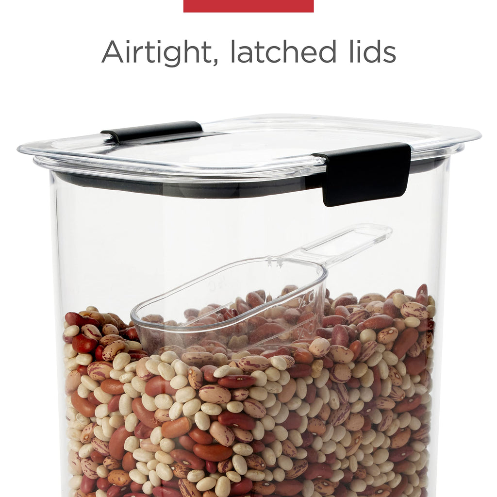 Rubbermaid Brilliance Pantry Cereal Keeper, Modular Food Storage Container, BPA-Free, 4.25 L (18 Cup)