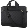 DOMISO 17 inch Laptop Bag 17.3 inch Laptop Sleeve Waterproof Laptop Shoulder Bag 17 inch Laptop Case for Men Women Business Office Work Computer Bag 17 Inch Adjustable Messenger Bag, Black