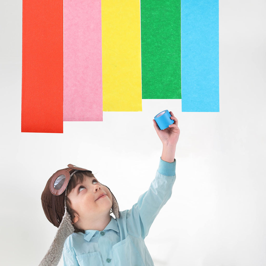 Mr. Pen- Colored Masking Tape, 16 Yards Per Roll, 2 Inch Wide, 5 Rolls, Painters Paper, Craft, Art, Labeling, Colorful