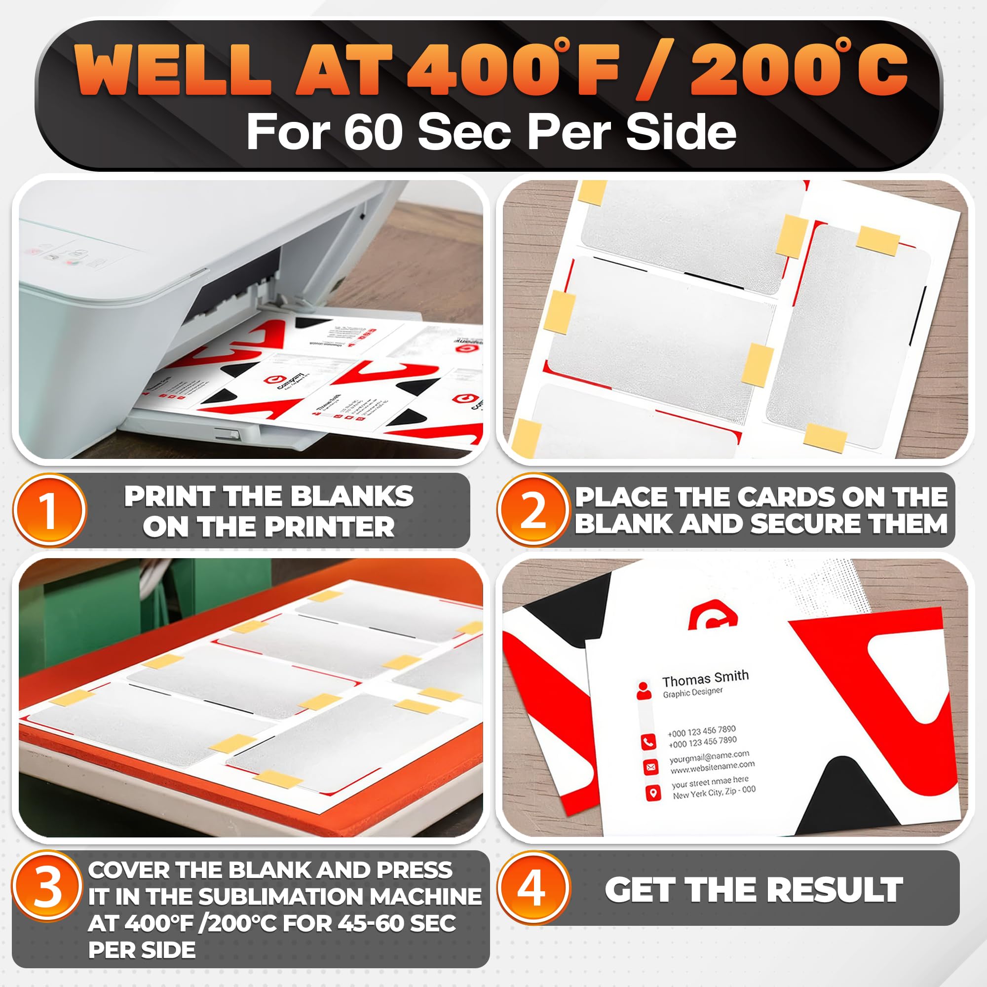 100 Pcs Sublimation Business Card Blanks – Double-Sided Sublimation Blanks for Printing of Logos, Nameplates, and Custom Gifts – Quality Ultra-Thin Aluminum Alloy Cards in Pearl Color