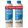 Roobi Philips Compatible Descaling Solution & Cleaner. Specially Formulated for Descaling & Cleaning Philips Coffee Machines. Carbon Neutral Philips Descaler Kit. 2 Uses per Bottle, 2 Pack