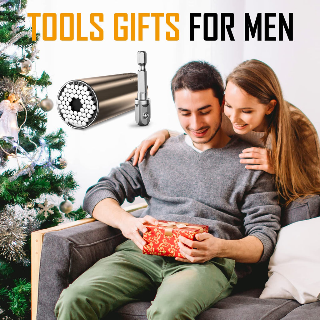KEZKALS Gifts for Men Husbands, Universal Socket Tool, Birthday Gifts for Men, Anniversary Mens Gifts for Him, Mens Gifts for Dad Him Boyfriend, Fathers Day Gift from Daughter Wife, Cool Gadgets Tools