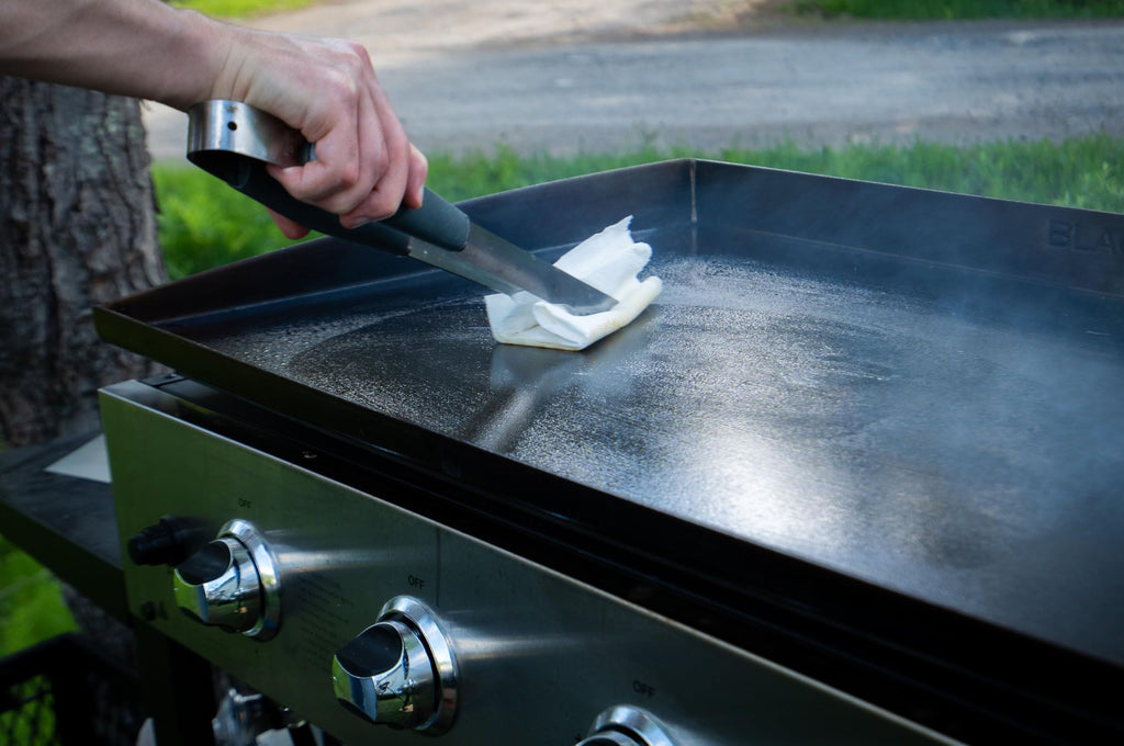 CARON & DOUCET - 100% Plant-Based Griddle Oil & Seasoning Set: Best for Maintaining, Protecting & Conditioning Griddle!
