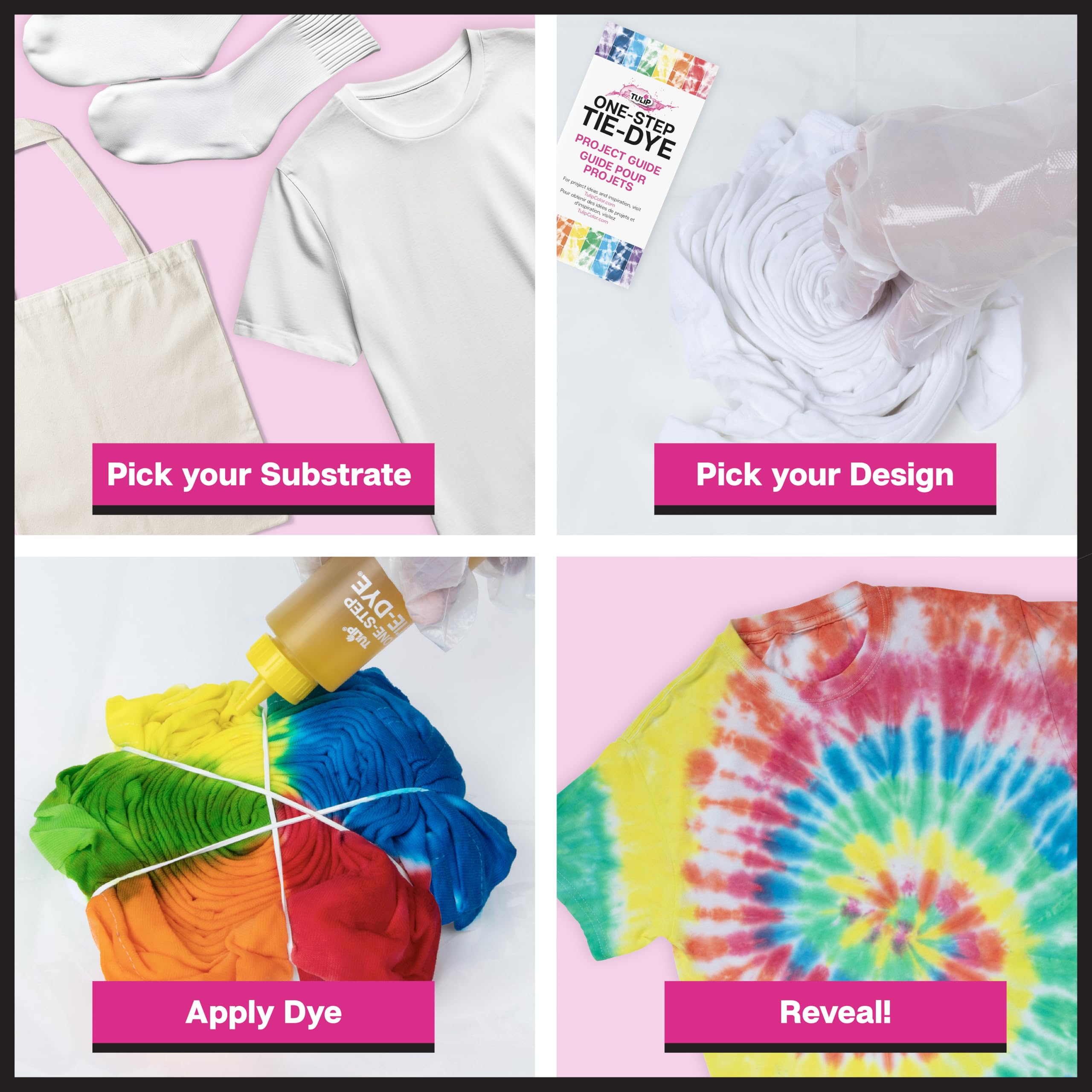 TULIP 34723 One-Step Tie Dye Party Kit