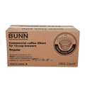 Bunn 1000 Paper Regular Coffee Filter for 12-Cup Commercial Brewers (Case of 1,000)