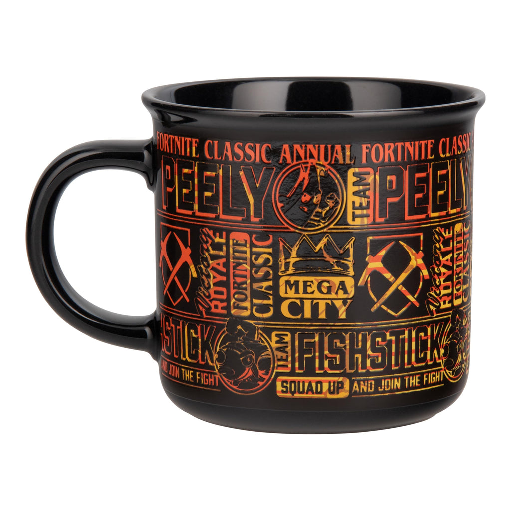 Fortnite Peely and Fishstick Heat Change Mug 350ml, Officially Licensed Ceramic Coffee Cup for Hot Drinks, Gamer Gift for Boys, Girls, Men, Women - Paladone