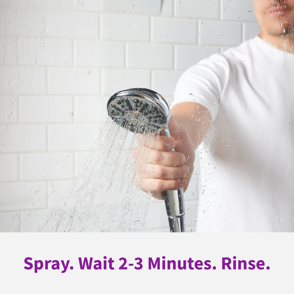 Rejuvenate Scrub Free Soap Scum Remover Non-Toxic Non-Abrasive Cleaning Formula - Spray and Rinse for Streak Free Finish on Glass, Ceramic Tile, Chrome, Plastic and More – 24 Ounce