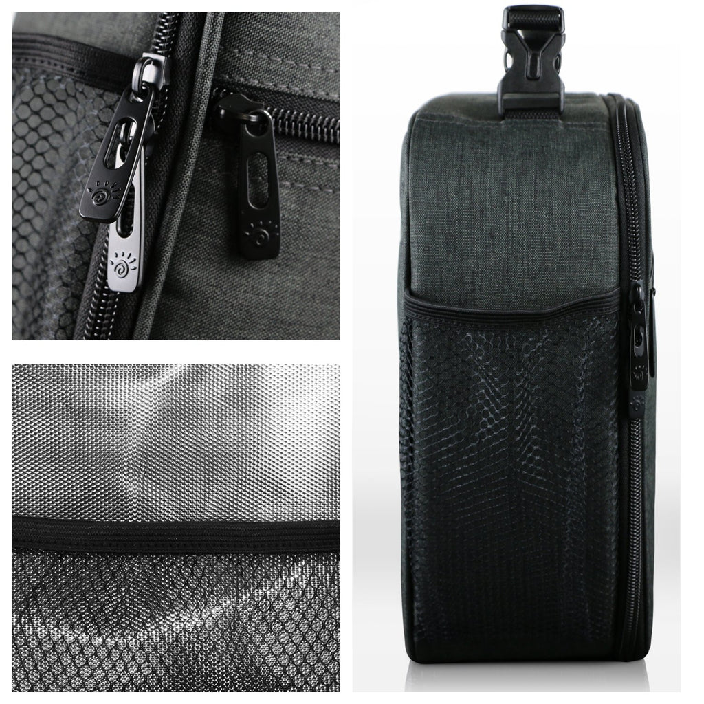 Hap Tim Lunch Bag for Men, Insulated Lunch Box for Men & Kids,Boite a Lunch Homme, Suitable for Work, Dark Grey(CA18654-DG)