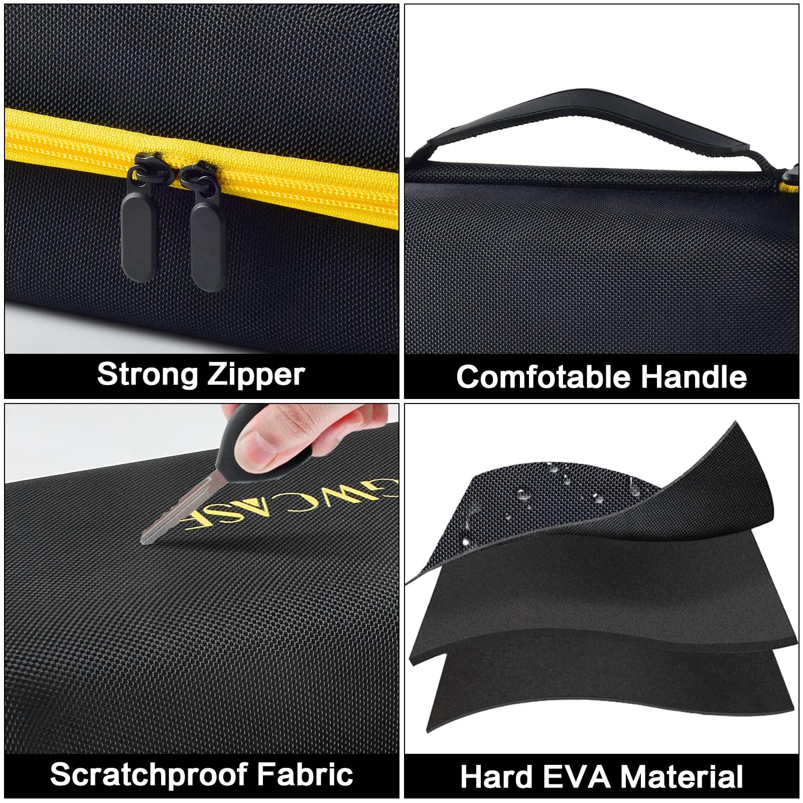 Case Compatible with Brady M210/ BMP21-PLUS/ M210 LAB Handheld Label Printer. Sticker Maker Portable Storage Holder Bag with Pocket for Brady Authentic Labels, USB Cable and Accessories (Box Only)