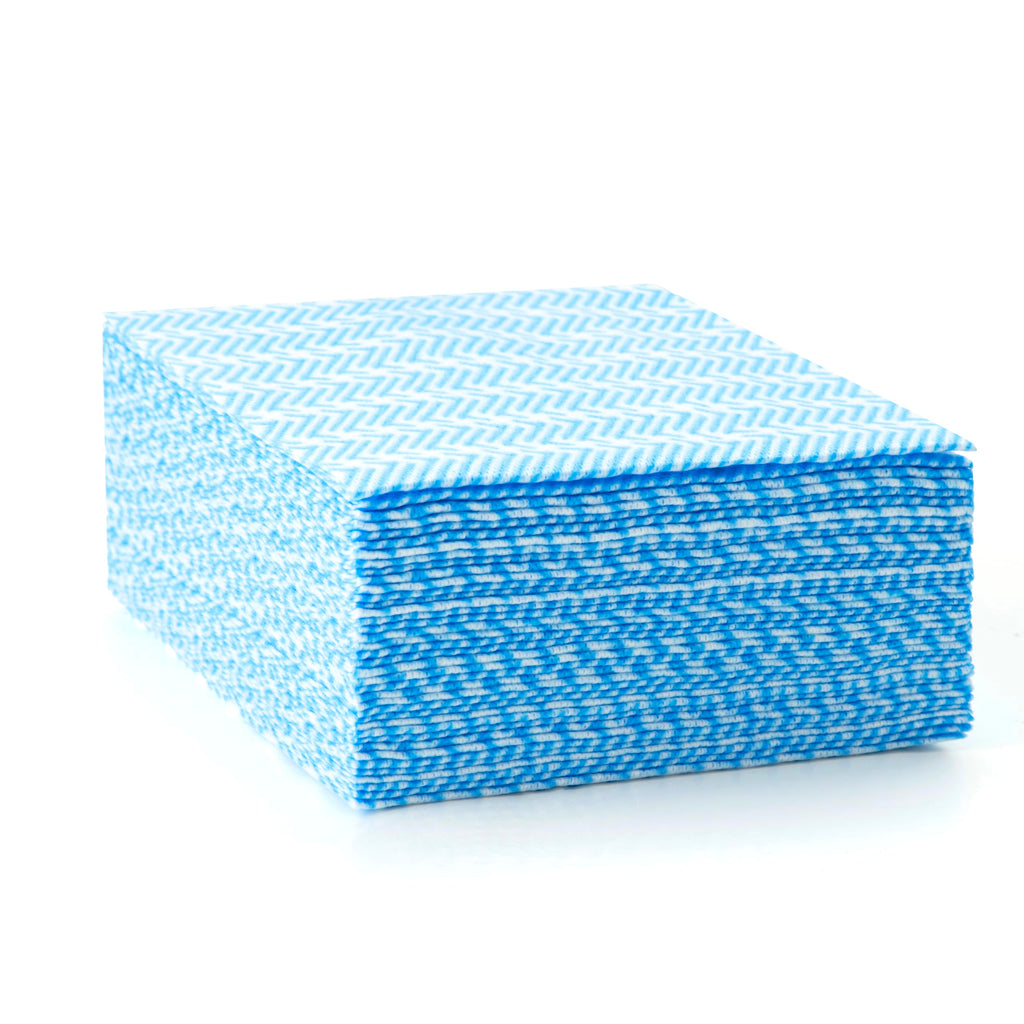 Peachicha All Purpose Cloths Disposable Cleaning Cloths Reusable J Cloths Blue Jay Cloth Dish Cloths Dish Towel for Kitchen (Blue,120 Pcs)