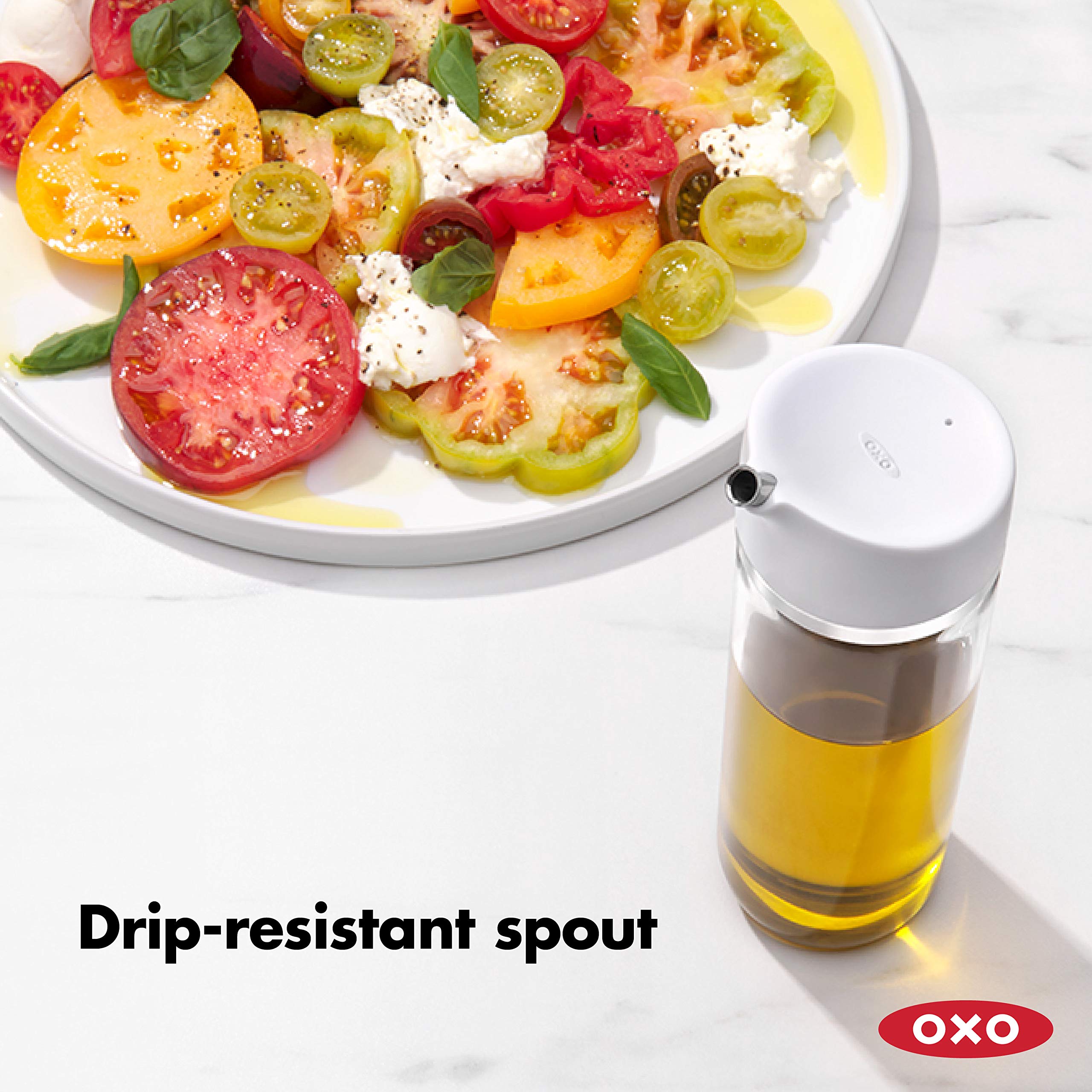 OXO Good Grips Precision Pour Glass Oil Dispenser-12 oz, Clear