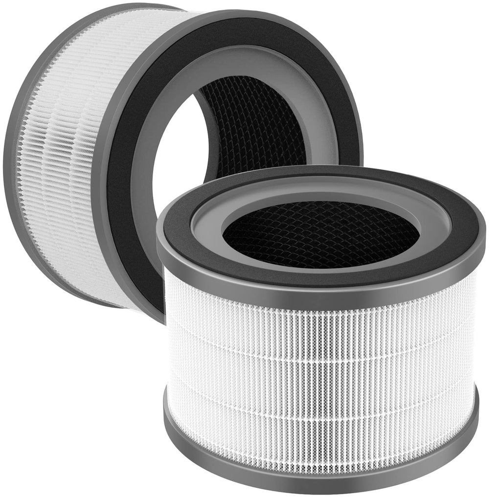 2 Pack Vista 200 Replacement Filt-er Compatible with LEVOIT Vista 200 Air Purifi-er, Multi-layer Main Filt-er Replacement, Fit Part No.Vista 200-RF