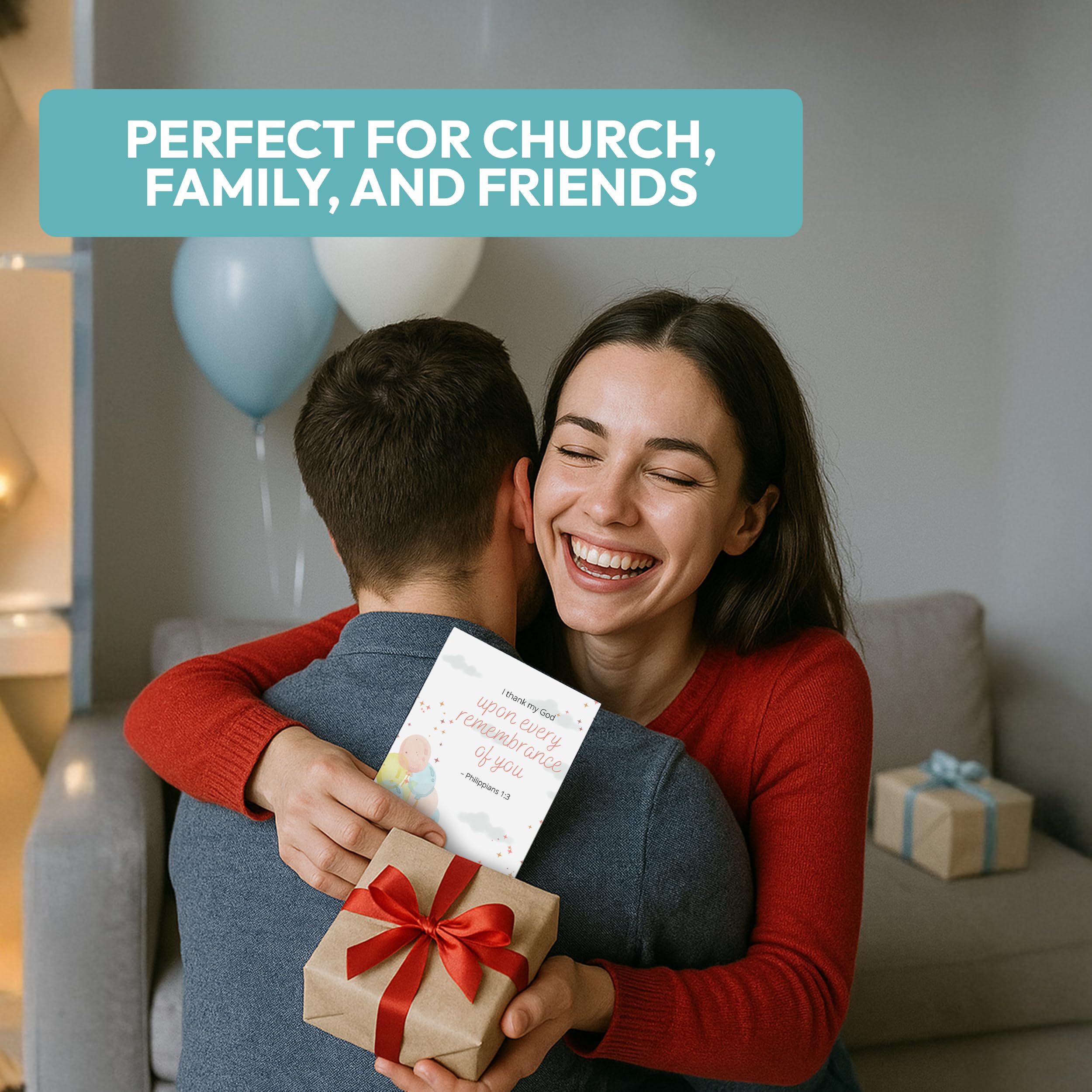 Only Zest 30 Pack Religious Birthday Cards with Envelopes – 4x6 Inspirational Christian Birthday Cards Bulk Set with Bible Verses for Women, Men, Kids