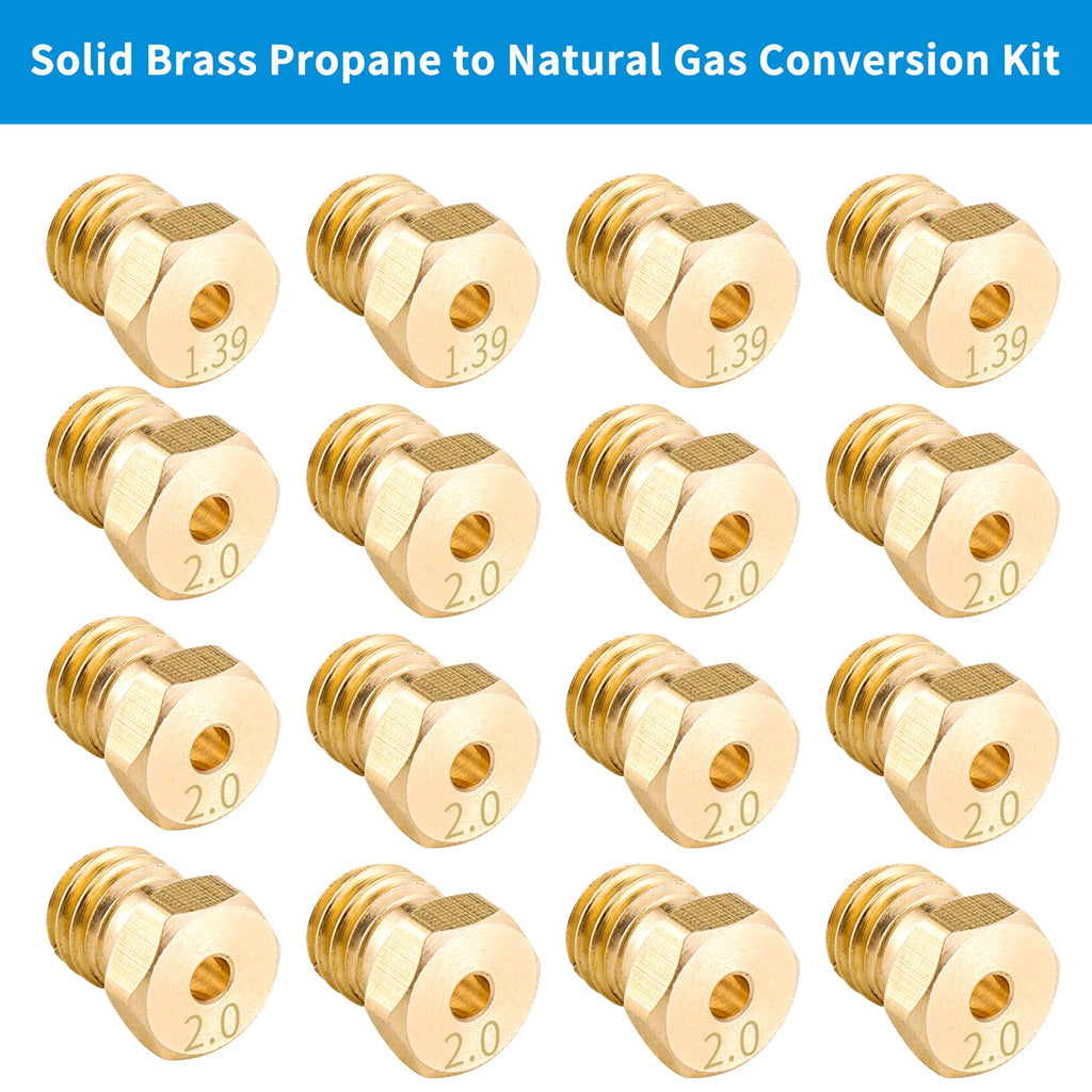 Natural Gas Orifices Nozzle Conversion Kit, Propane to Natural Gas Conversion Kit, Compatible with Blackstone 28" & 36" Griddles, Rangetop Combo, Tailgater