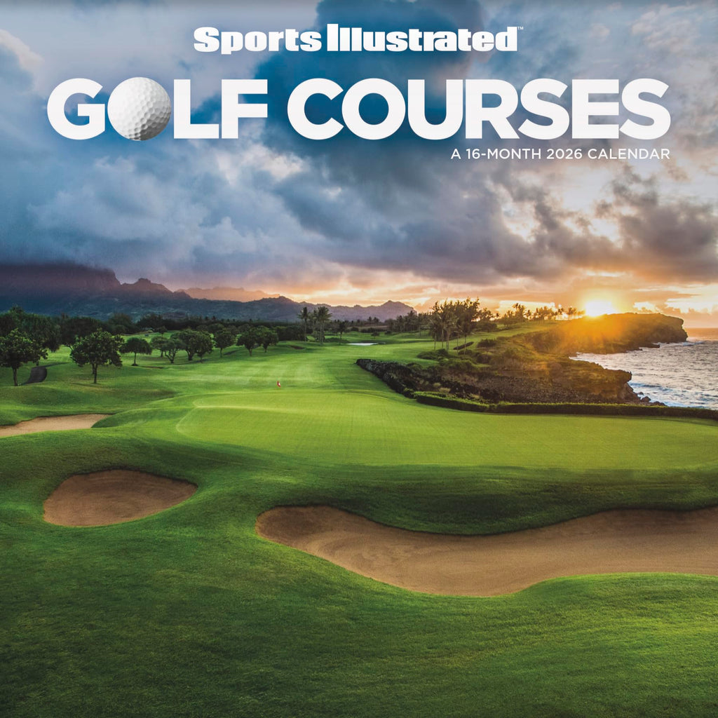 2026 Sports Illustrated Golf Courses Wall Calendar