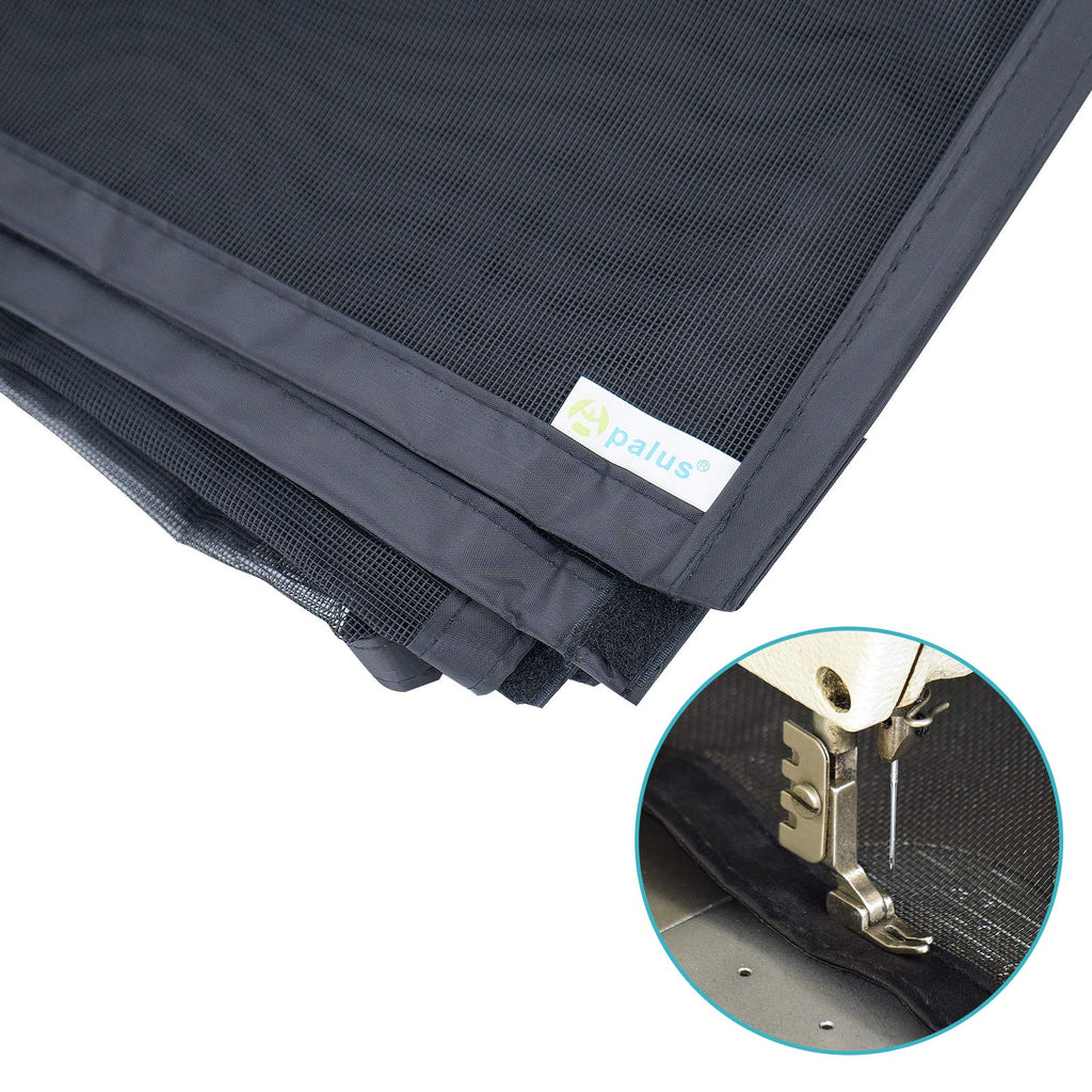 Apalus VP Magnetic Screen Door Deluxe Version Heavy Duty Mesh Curtain, Strong Magnets,Top-to-Bottom Seal Snaps Shuts Automatically(36x38 inch )