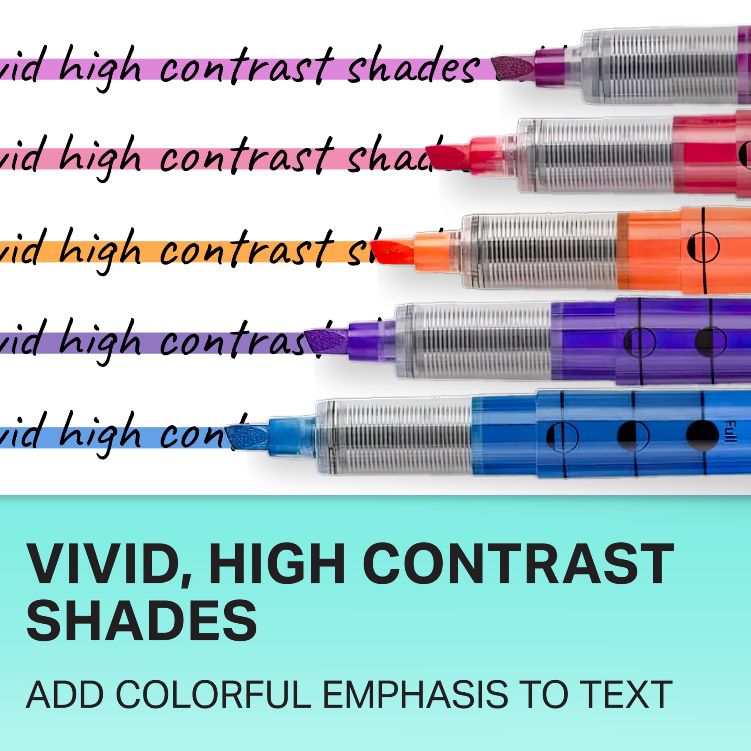 Sharpie Liquid Highlighters, Chisel Tip, Yellow, 12 Count