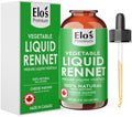 Vegetable Liquid Rennet 2 fl oz – 100% Natural and Non-GMO Coagulant for Cheese Making and Culinary Use BY ELO’S PREMIUM