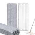 6Pcs Flat Mop Pads Compatible with JOYMOOP or 11-13" Size Flat Mops, Joymoop Mop Replacement Pads, 13" x 4.9" Washable Microfiber Mop Head/Pads/Refill for Floor Cleaning