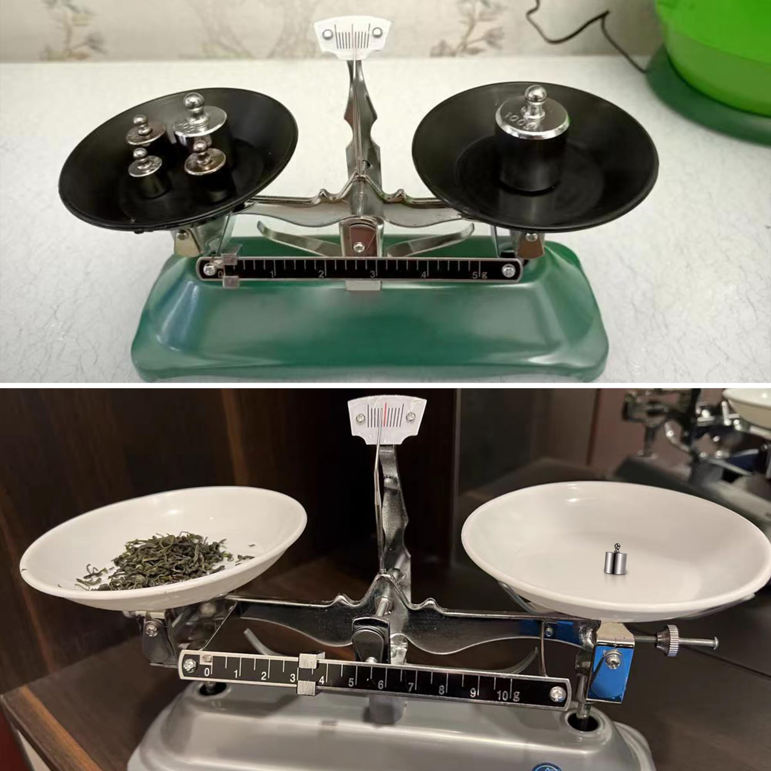 HFS(R) Calibration Weight Set 1000g with Case and Tweezers for Digital Scale, Gram Scale-M2 Class 8pcs 10g,20g,20g,50g,100g,100g,200g,500g